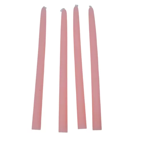 Szálas gyertya 17cm rózsaszín 10db-os (db ár)