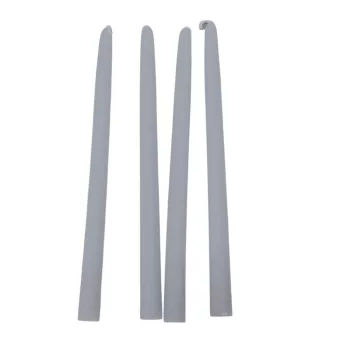 Szálas gyertya 17cm szürke 10db-os (db ár)