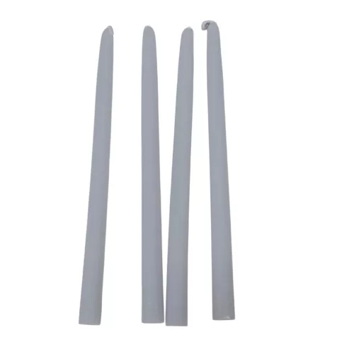 Szálas gyertya 17cm szürke 10db-os (db ár)
