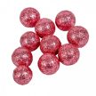 Glitteres hungarocell golyó rózsaszín 2cm 30g