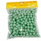 Glitteres polisztirol golyó menta 1,5cm 30g