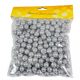 Glitteres hungarocell golyó ezüst 1,5cm 30g