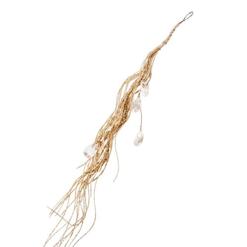 Glitteres dekor ág sztrasszal pezsgő 44cm