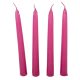 Mártott spitz gyertya 20cm magenta 20db/csom (db ár)