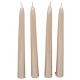 Metál spitz gyertya 195 mm homok 4db/csom (db ár)