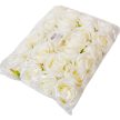 Rózsa virágfej krém D7cm 24db/csom
