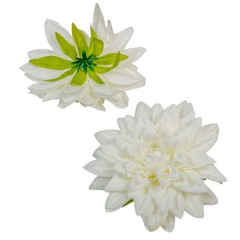 Dália virágfej krém D11cm 24db/csom