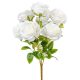 Rózsa csokor 7v. krém M45cm 24db/#