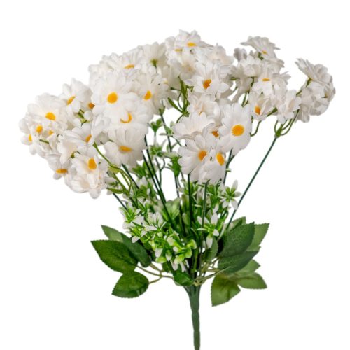 Margaréta csokor 18 ág fehér 38cm