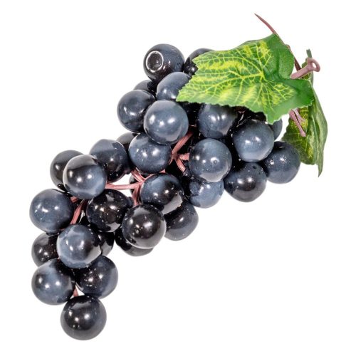 Szőlőfürt levélel kék 16cm 