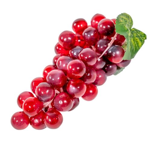 Szőlőfürt levélel bordó 16cm 