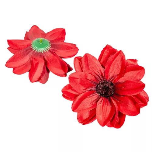 Dália virágfej RED D12cm 30db/csom