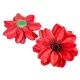 Dália virágfej RED D12cm 30db/csom