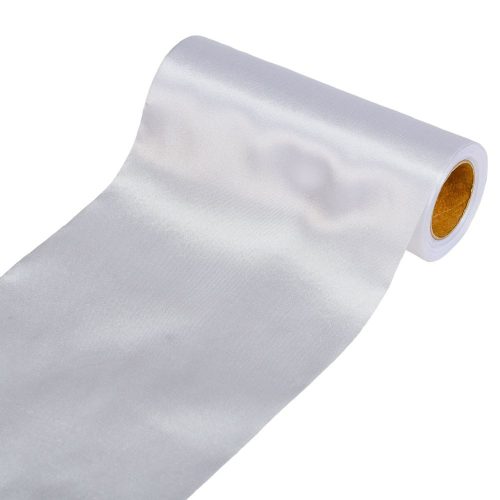 Szatén tekercs 37 fehér 15cmx10m