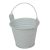 Fém vödör matt fehér  D7x5,6cm