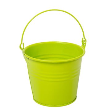 Fém vödör zöld D10x8,5cm