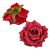 Rózsa virágfej bordó D10cm 12db/csom