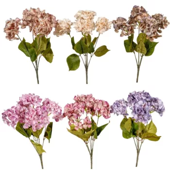 Hortenzia csokor 5v. mix M45cm 12db/#