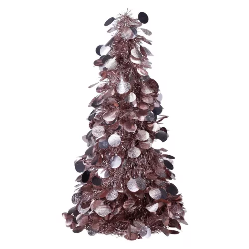 Angyalhaj karácsonyfa dísz rózsaszín M46cm