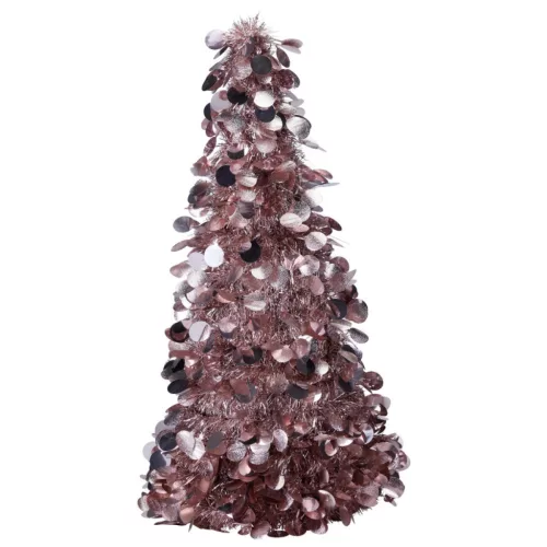 Angyalhaj karácsonyfa dísz rózsaszín M60cm