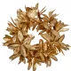 Leveles koszorú arany D26cm