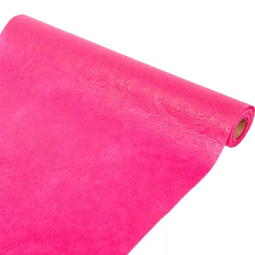 Virág mintás vetex pink 50cmx5y
