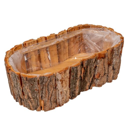 Fakéreg virágláda barna M10x32x17cm