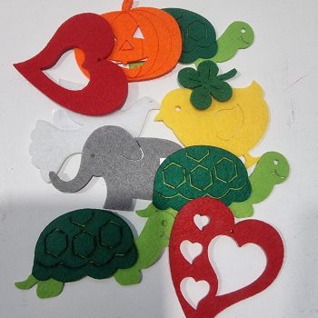 Filcfigura csomag 10 darabos