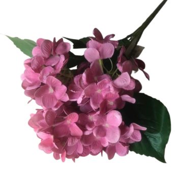 Hortenzia csokor - 5 ágú pink