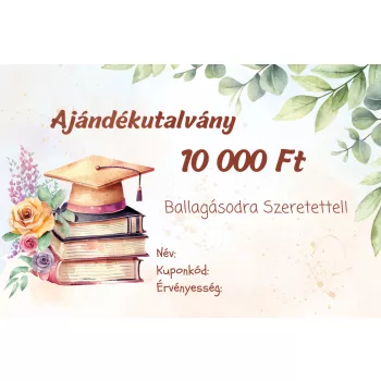 Ajándékutalvány ballagásra 10 000 Ft értékben