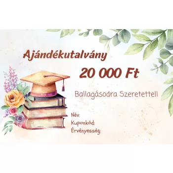 Ajándékutalvány ballagásra 20 000 Ft értékben