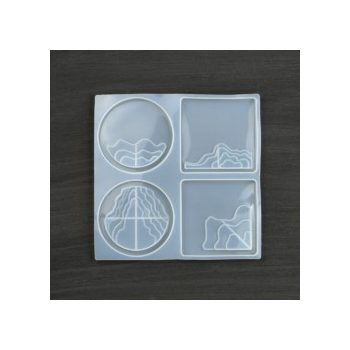   Professzionális szilikon forma - Alátétek -  lépcsőzetes 3D forma