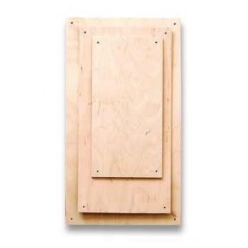 Fa lapok - téglalap  - 16x32cm