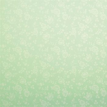 Dekorgumi rózsás - vízzöld-fehér - 60x40cm