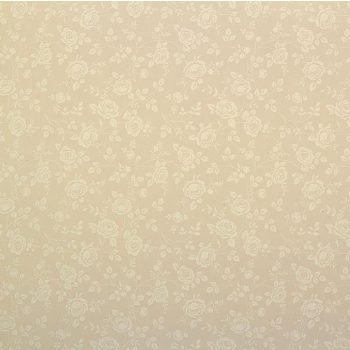 Dekorgumi rózsás - krém-fehér - 60x40cm