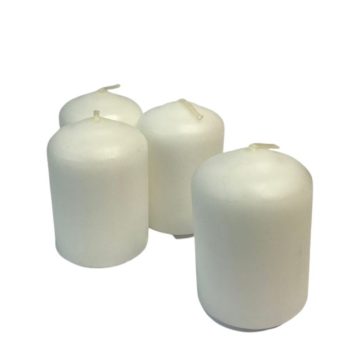 Adventi gyertya - fehér szín